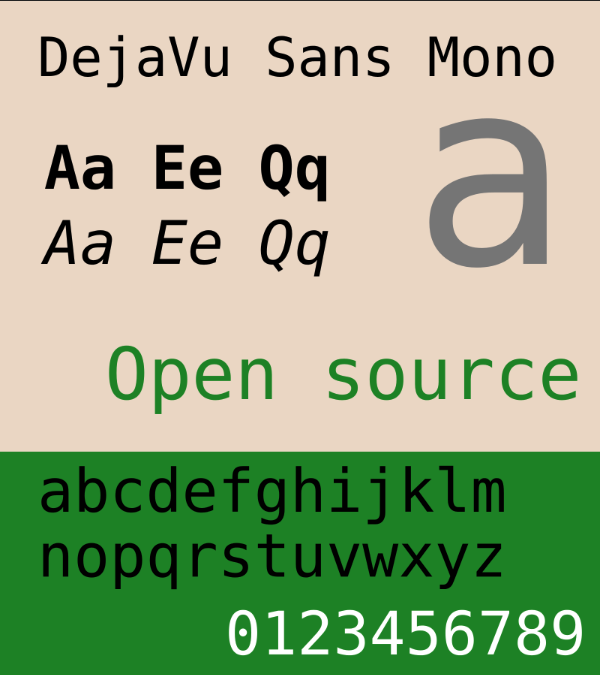 DejaVu Sans Mono