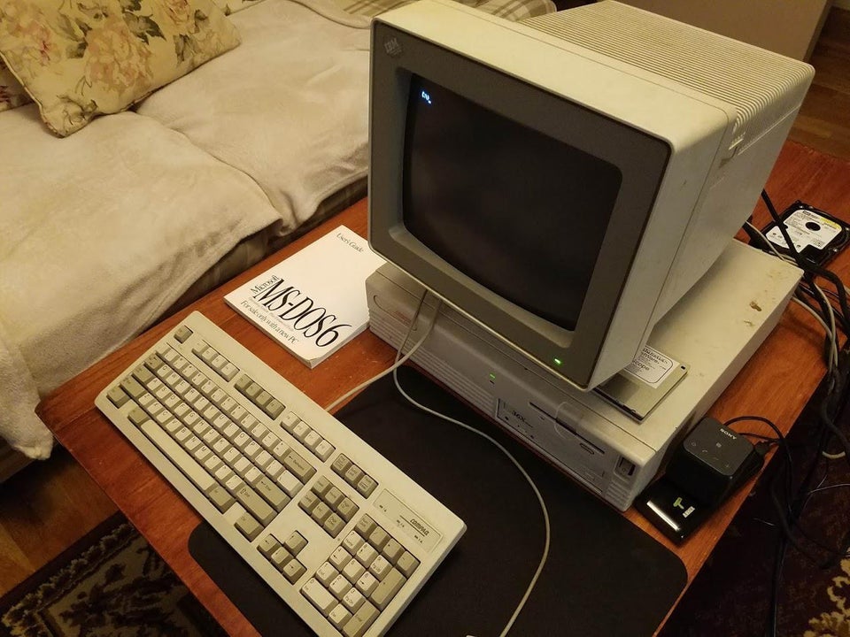 An old computer with 16mb of RAM