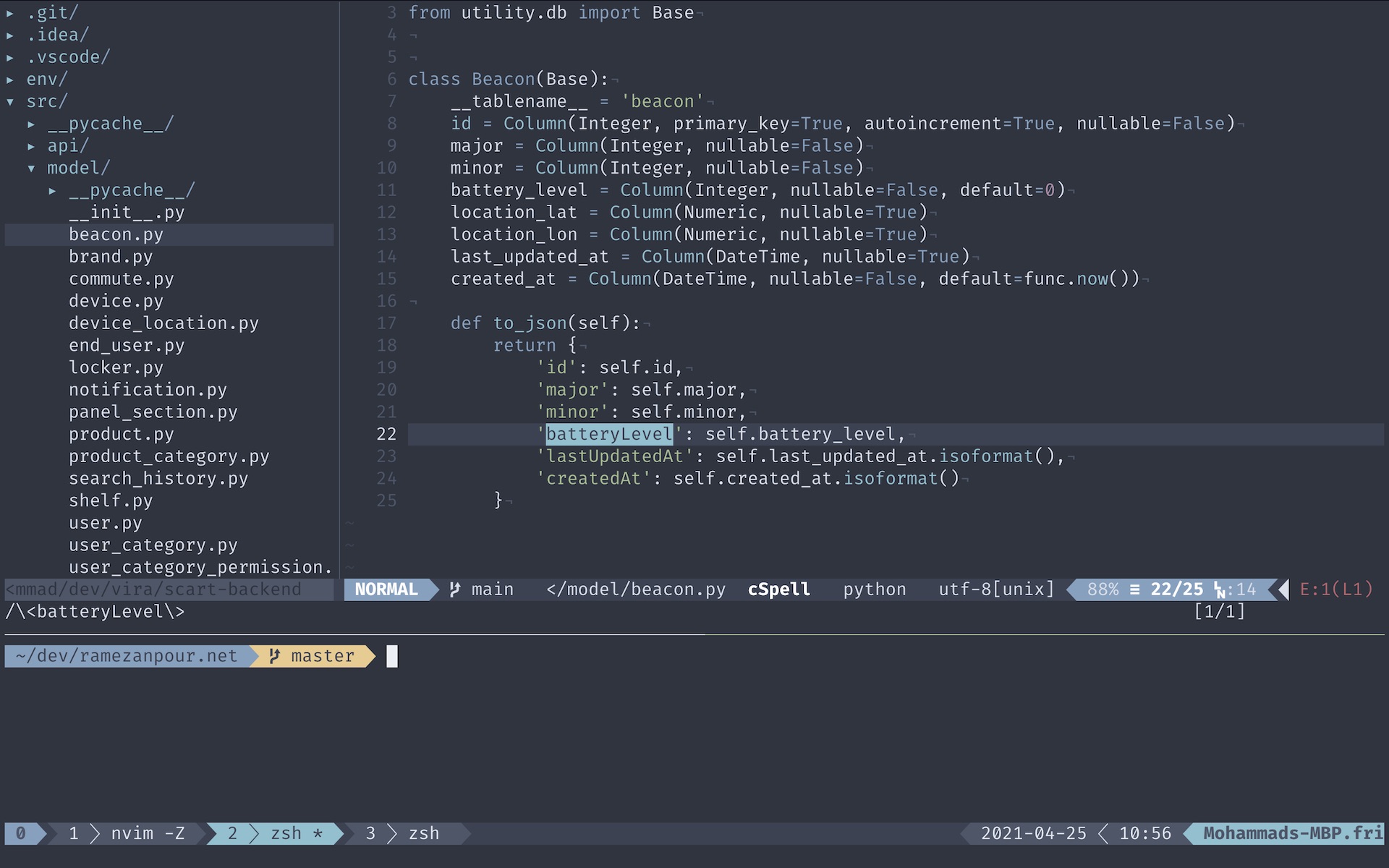 tmux iterm panes