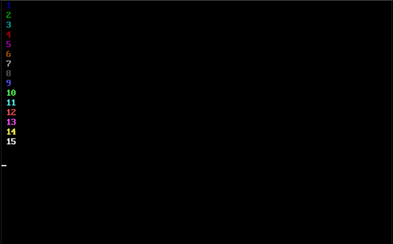 QBasic Screenshot